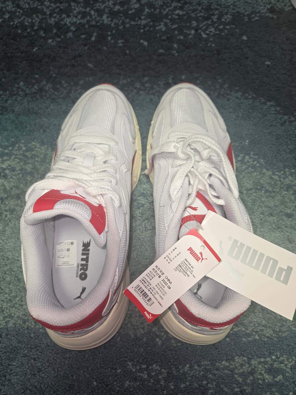 푸마 테버리스 나이트로 화이트 어반 레드 상품이미지2