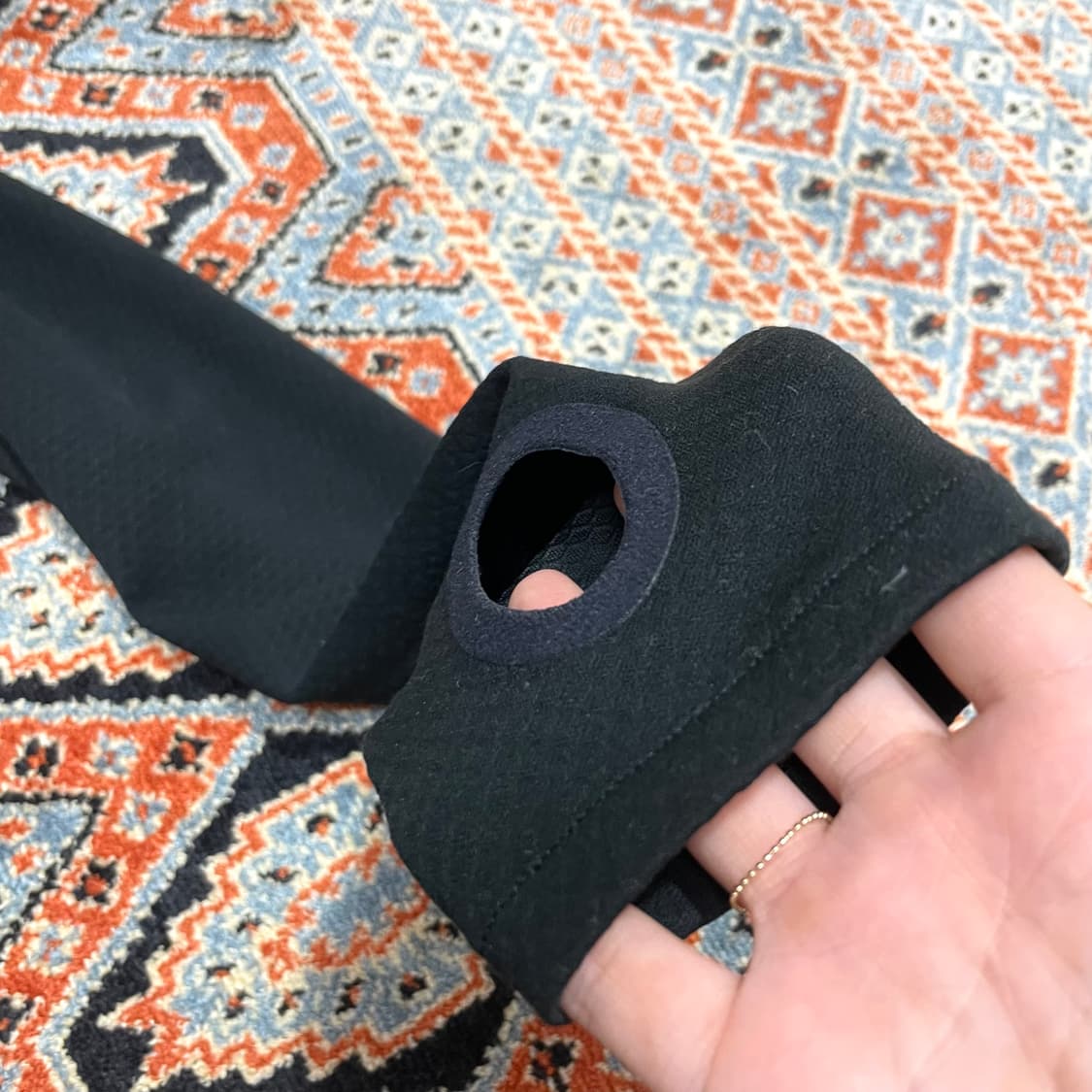 나이키 차콜 레이어드 블루종 여성M 상품이미지5