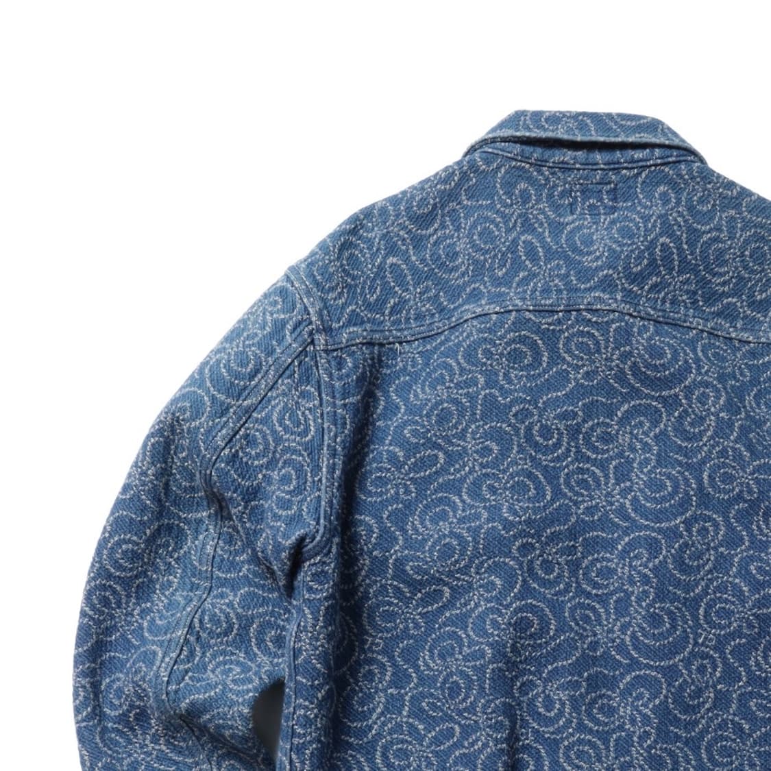 칼리 Calee Jacquard Type Two Denim Jacket  상품이미지7
