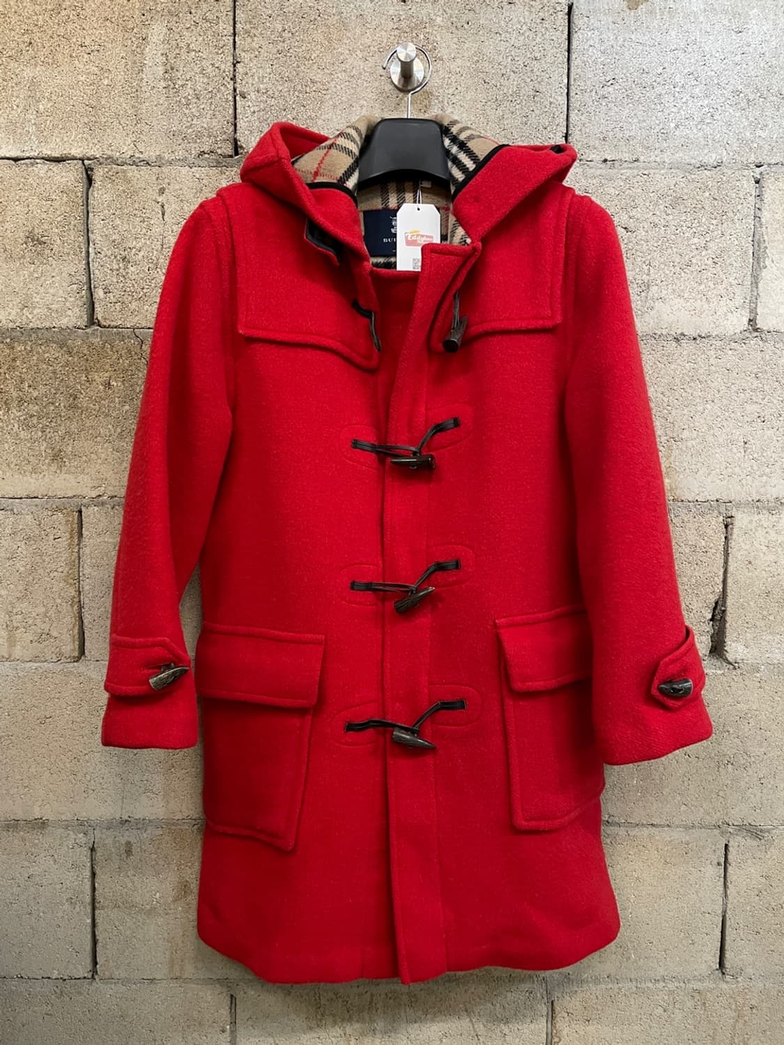 버버리 런던 레드 더플 코트  상품이미지1