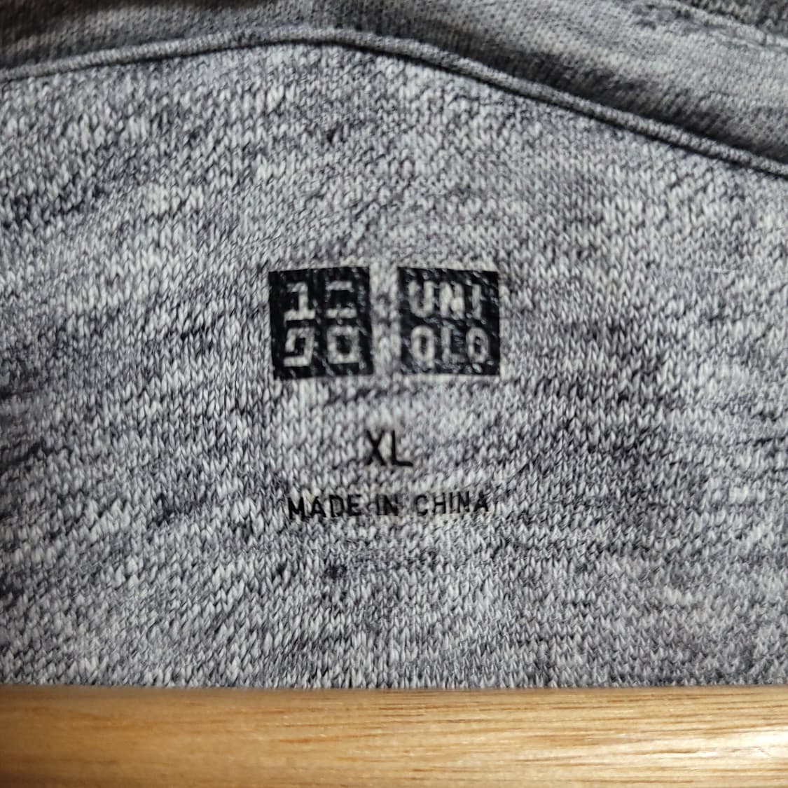 (XL) UNIQLO 유니클로 그레이 후드 집업 상품이미지2