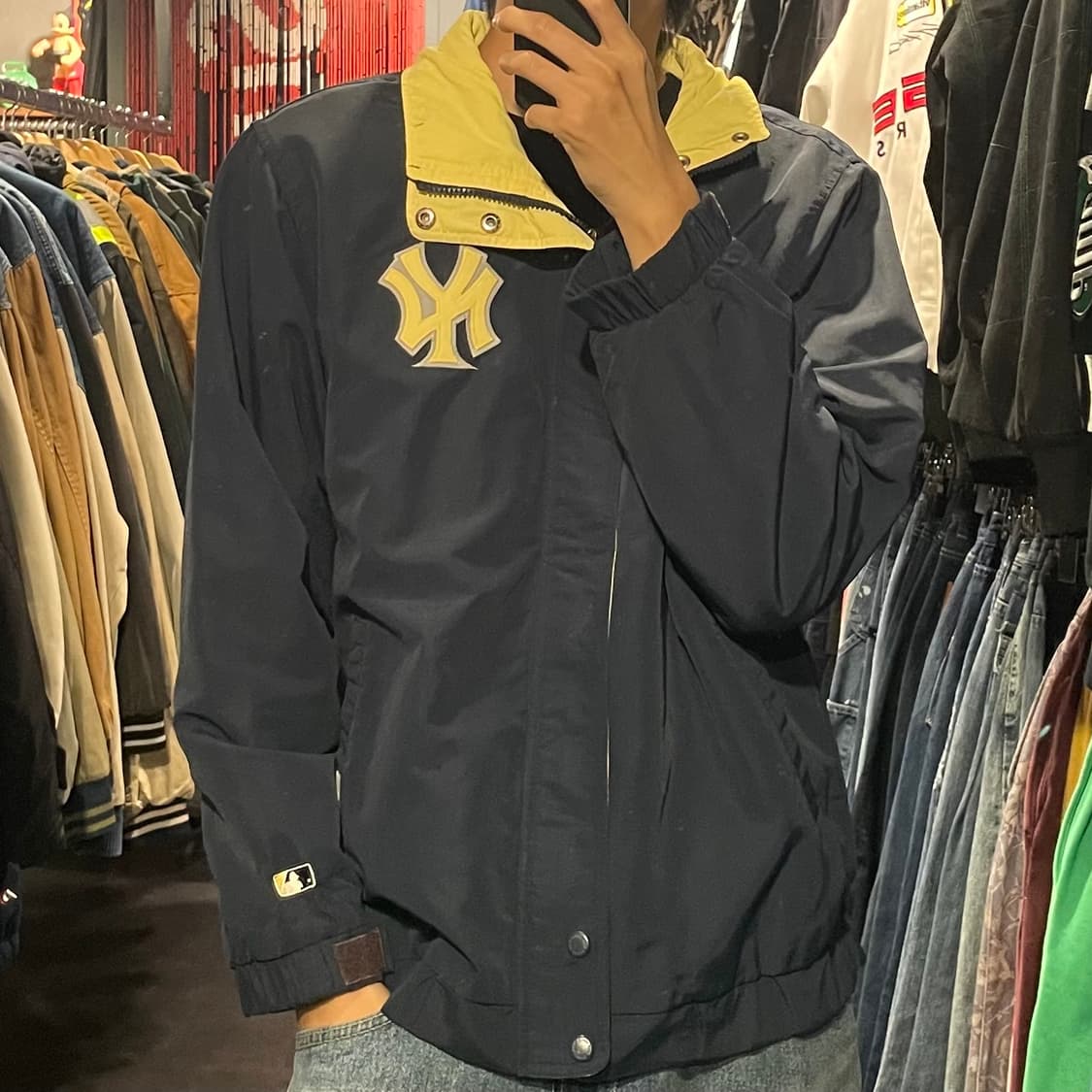 [IM]WWS x New York YANKEES 뉴욕 양키스 네이비 바막 상품이미지3