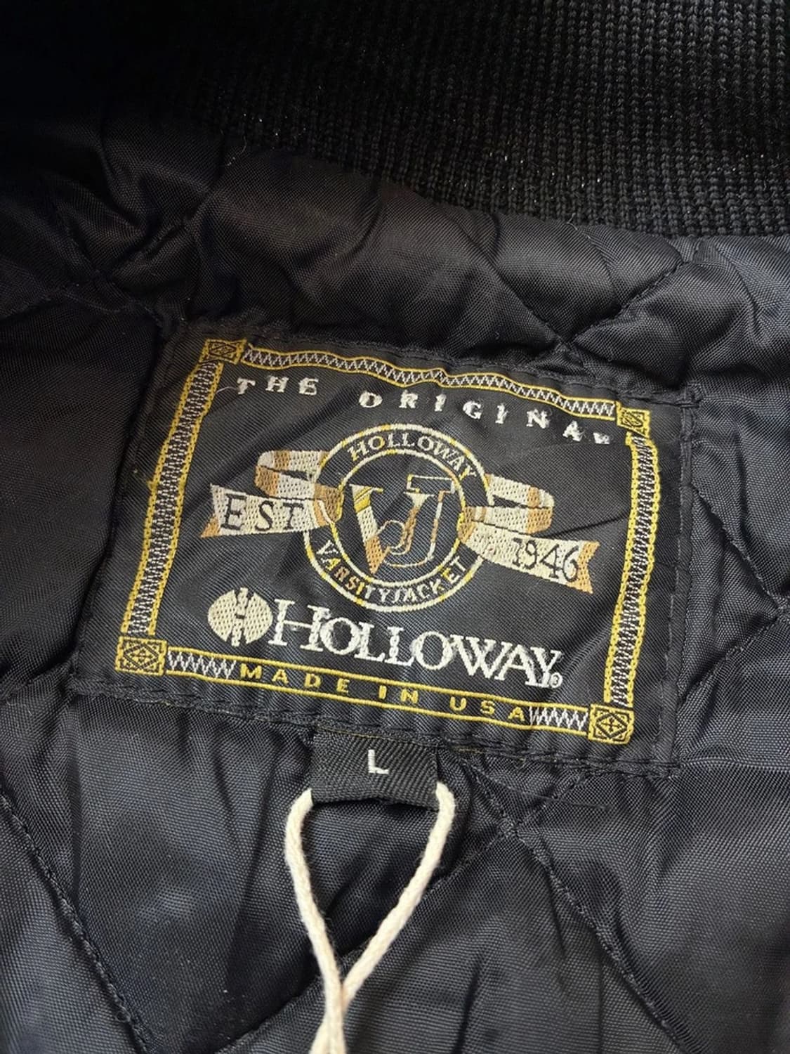 홀로웨이 90's 소가죽 울 바시티 자켓 PN5523    상품이미지9