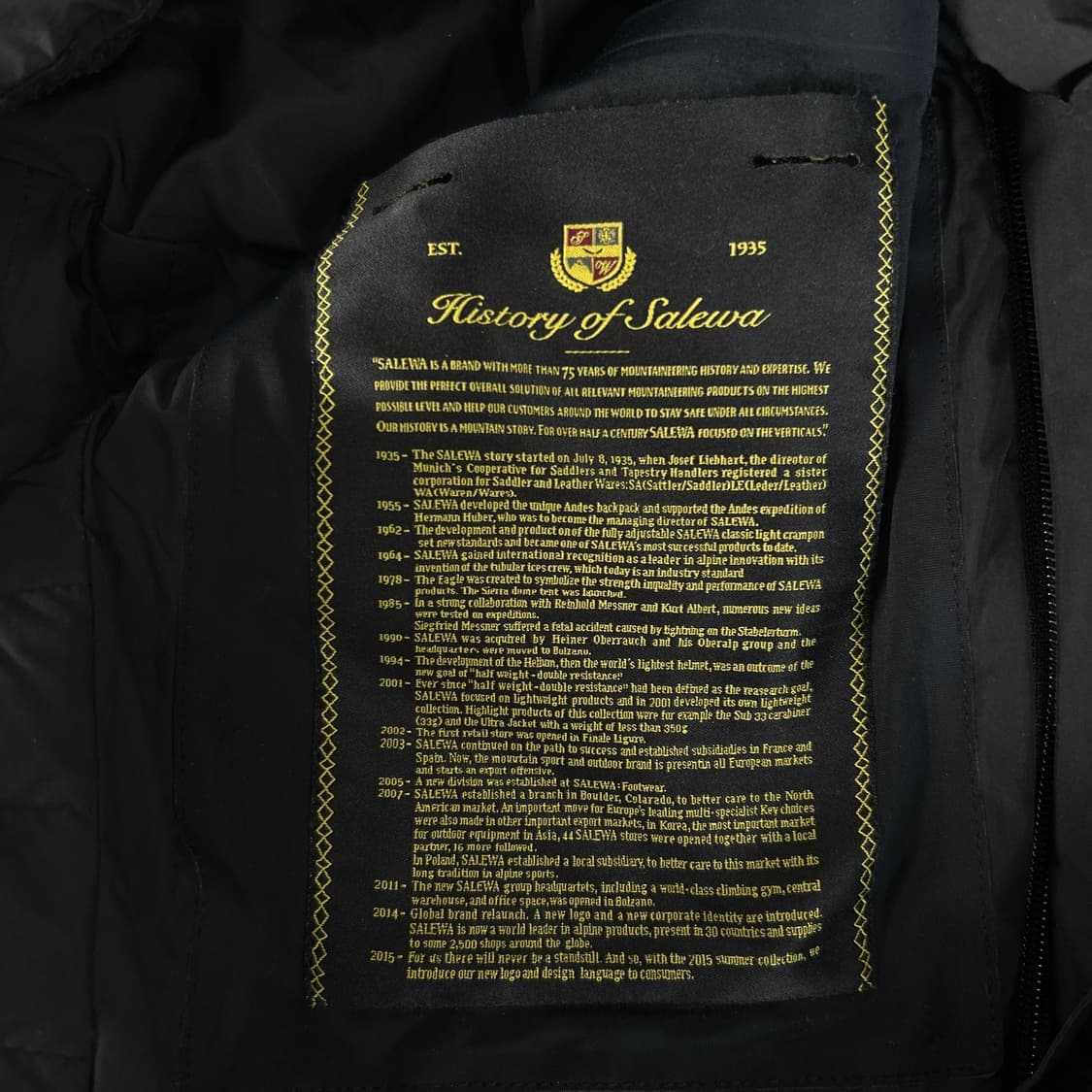 살레와 블랙 패딩 자켓 L 상품이미지3