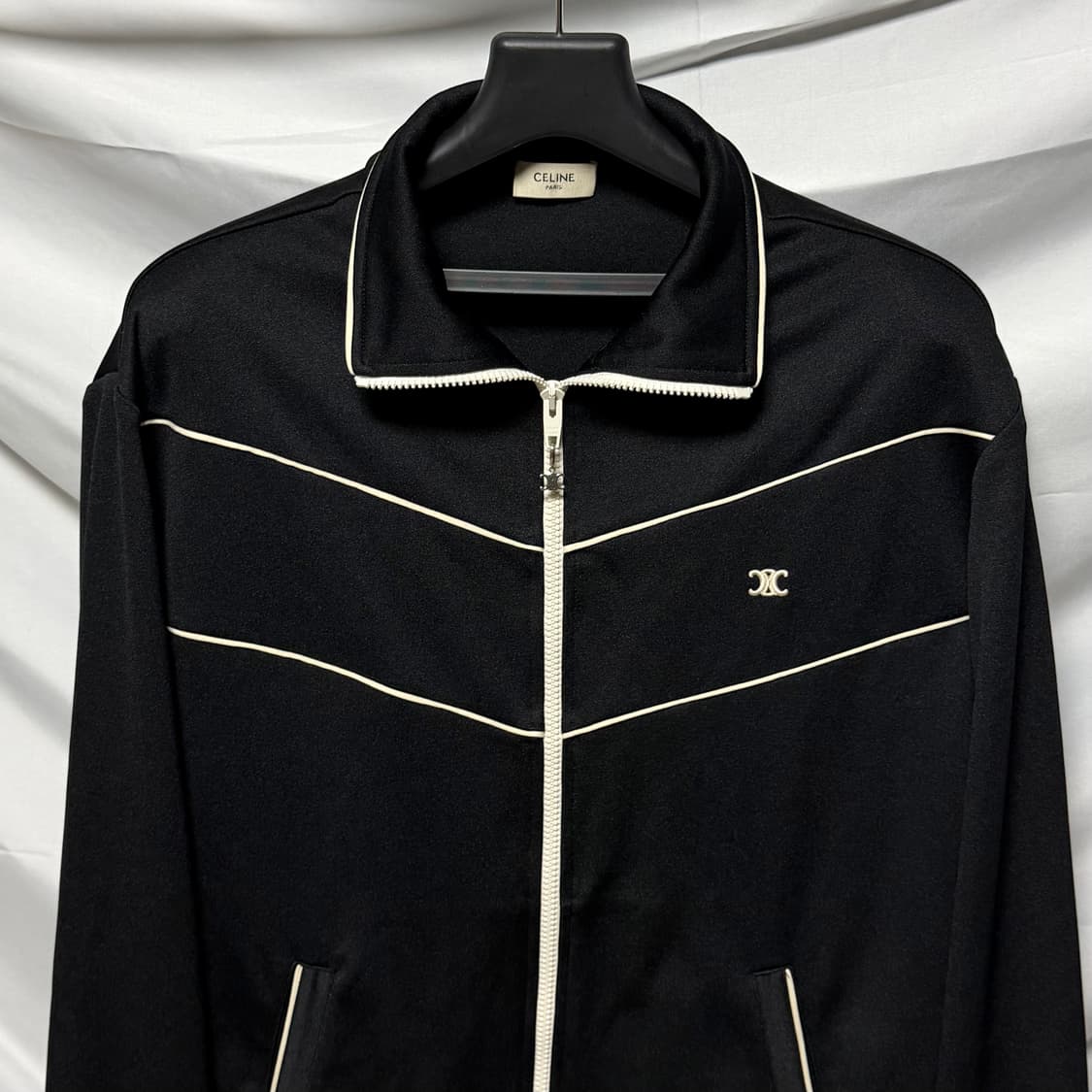 [S+급/M] 셀린느 트리오페 로고 트랙 자켓 집업 상품이미지2