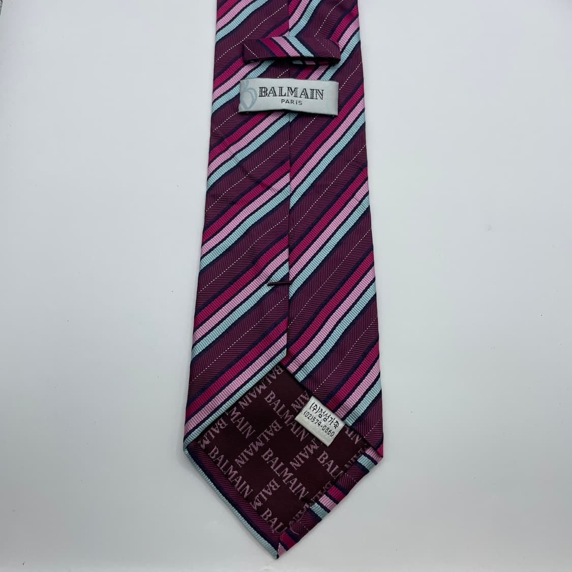 614) (BALMAIN) 발망 패턴 넥타이 상품이미지2