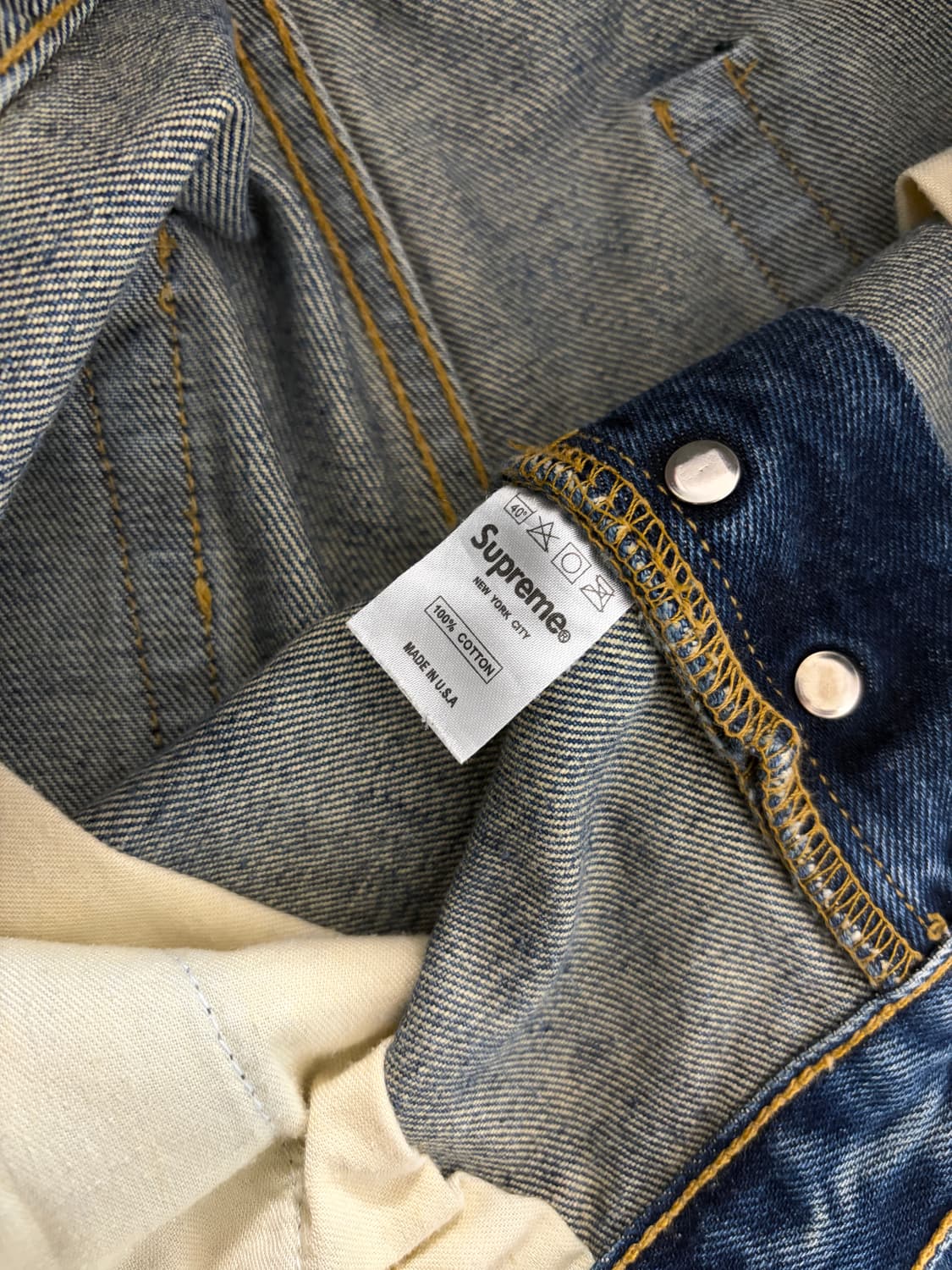 90s-00s 올드 슈프림 데님 팬츠 36 상품이미지5