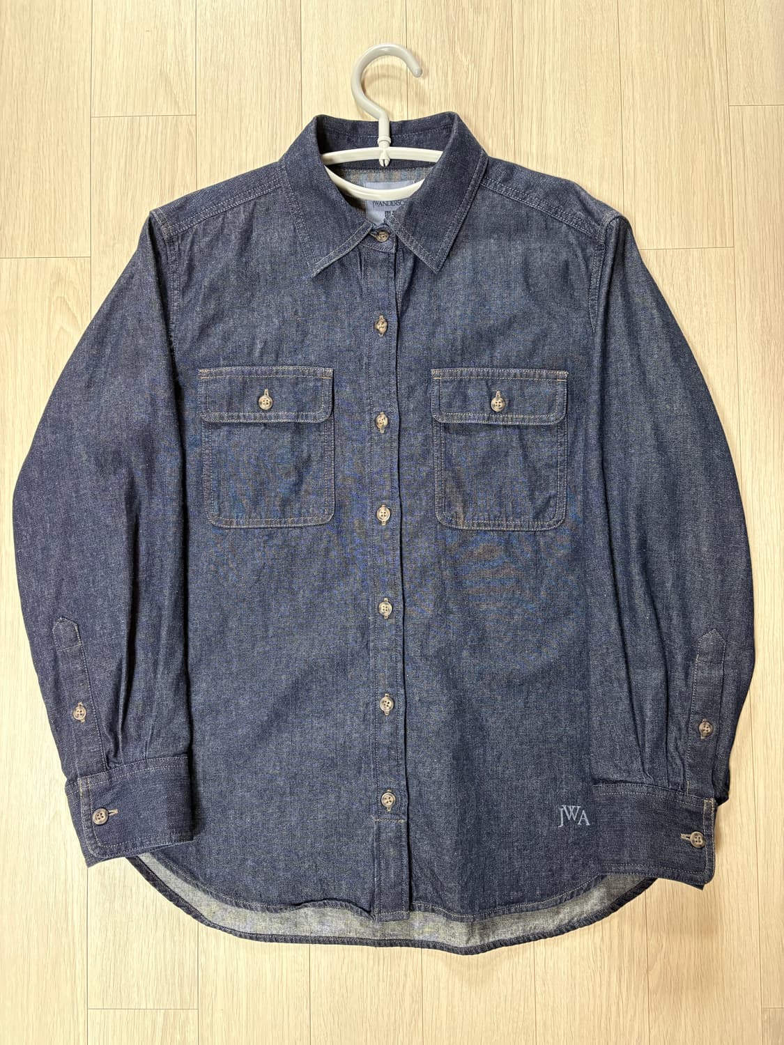 유니클로 jw 앤더슨 데님 셔츠 유먼스 여성 s 상품이미지1