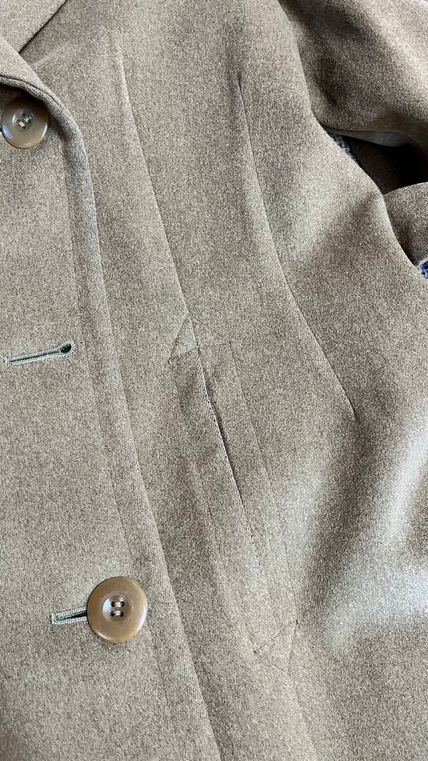 40s 미군 빈티지 더블브레스티드 코트 상품이미지8