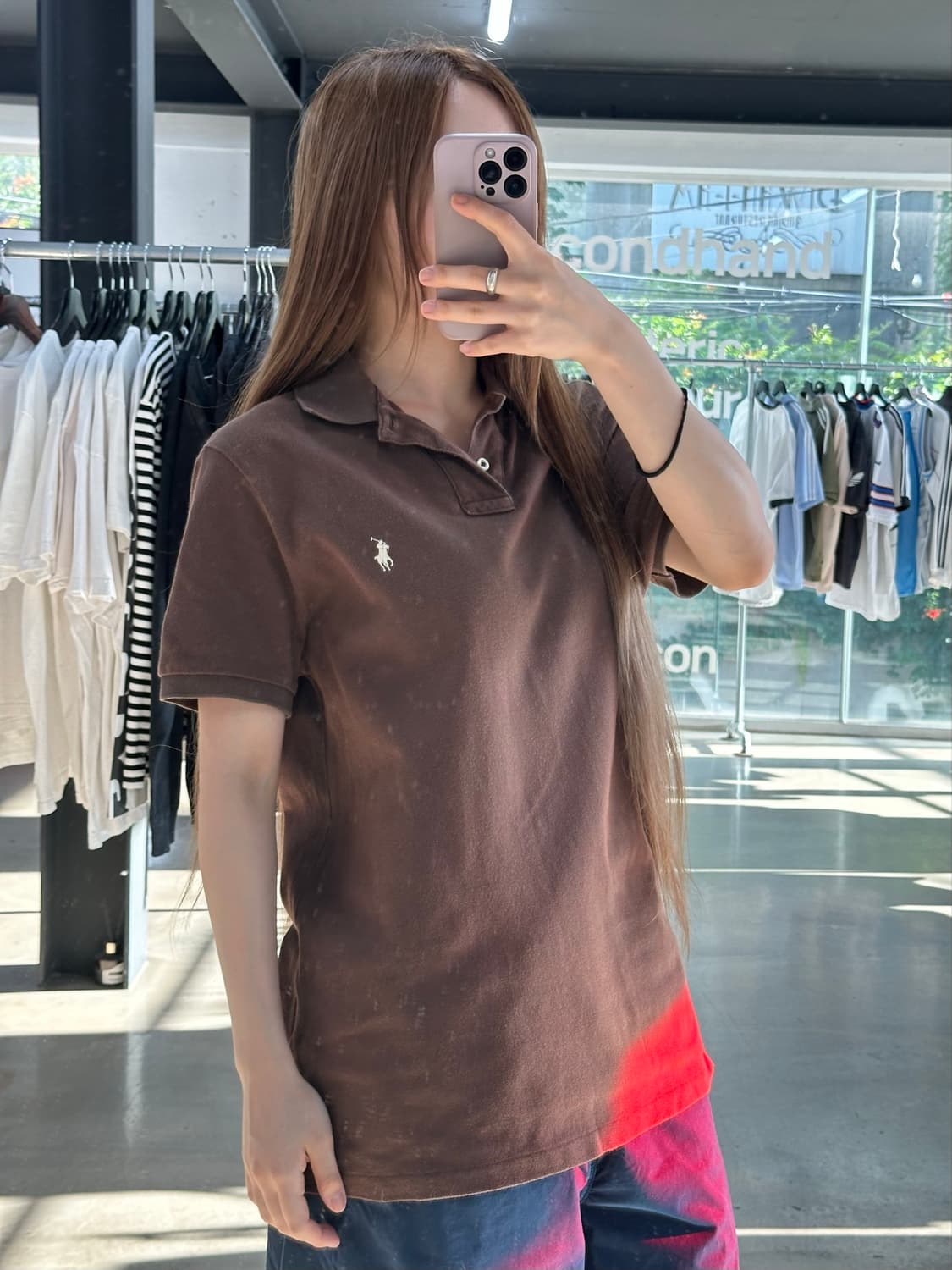 폴로랄프로렌 포니 Pk반팔티 브라운 상품이미지2