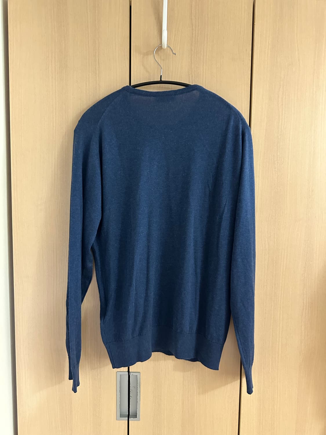 존스메들리 캐시미어 혼방 니트 인디고 L 새제품 상품이미지2