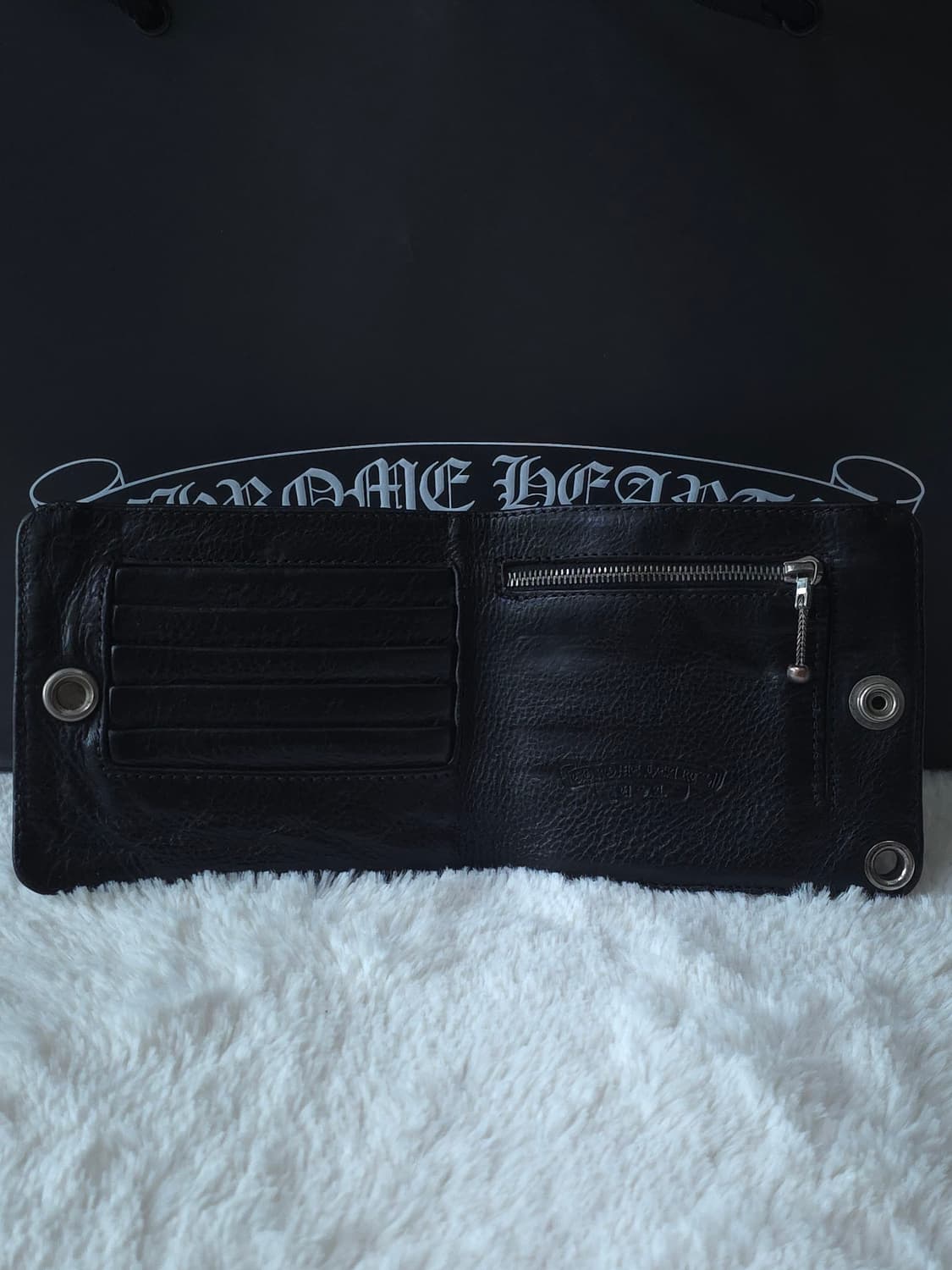 [OS] 크롬하츠 원스냅 크로스볼 반지갑 블랙 상품이미지7