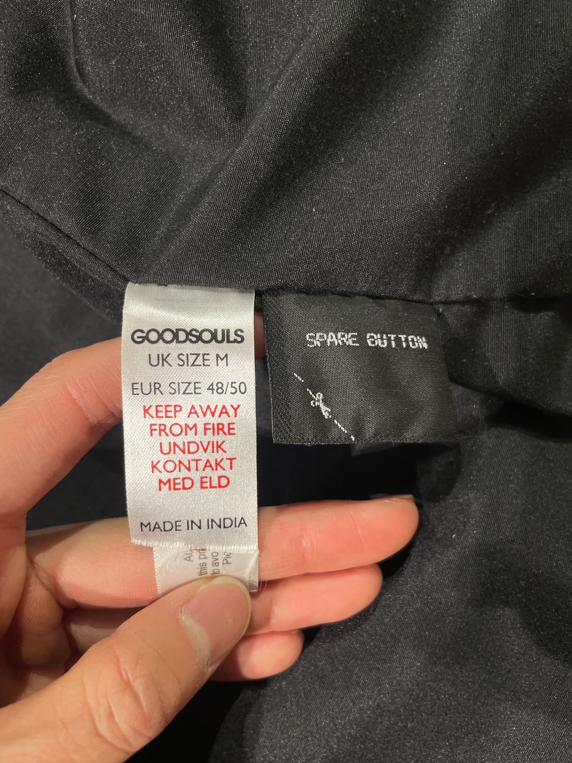 굿소울 블랙 멀티 포켓 레더 자켓 상품이미지8