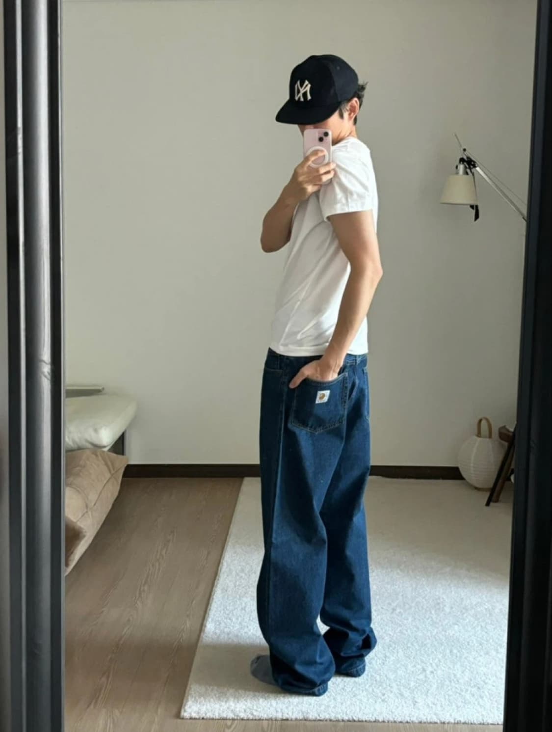 칼하트 WIP 랜드온 팬츠 W28 데님 상품이미지1