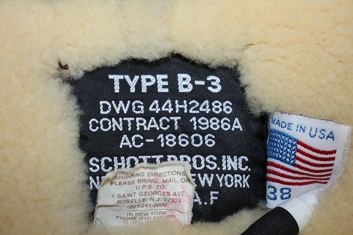 Schott B-3 쇼트항공무스탕 38(우리95) 상품이미지7