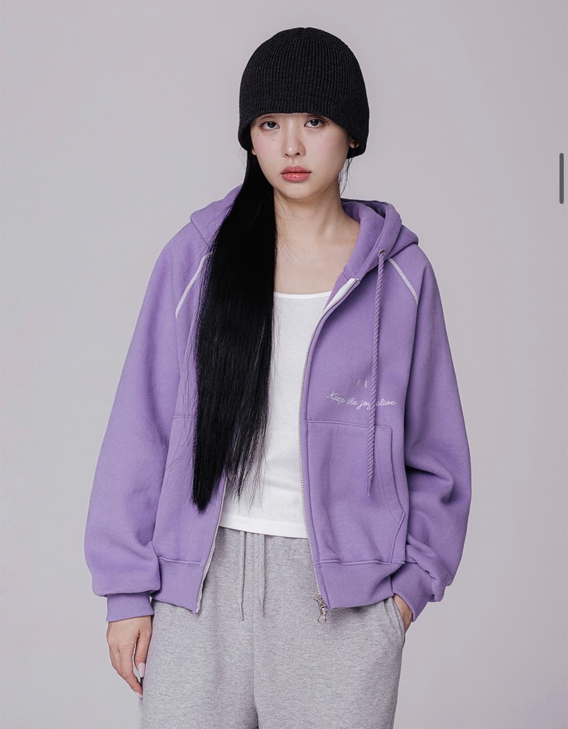 [새상품/바켄] 무신사 바켄 기모 코튼 후드집업 W 상품이미지7