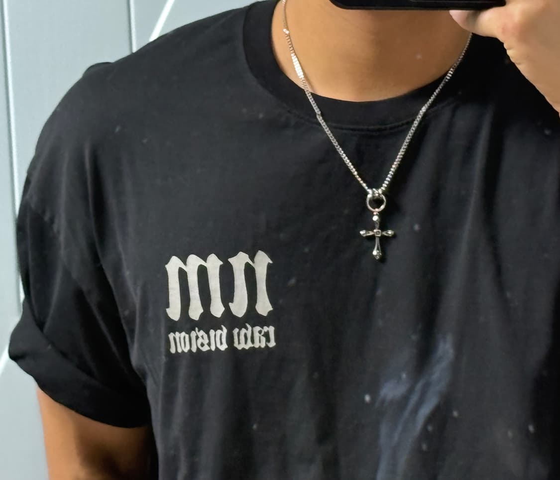 레이어드 십자가 목걸이 상품이미지2