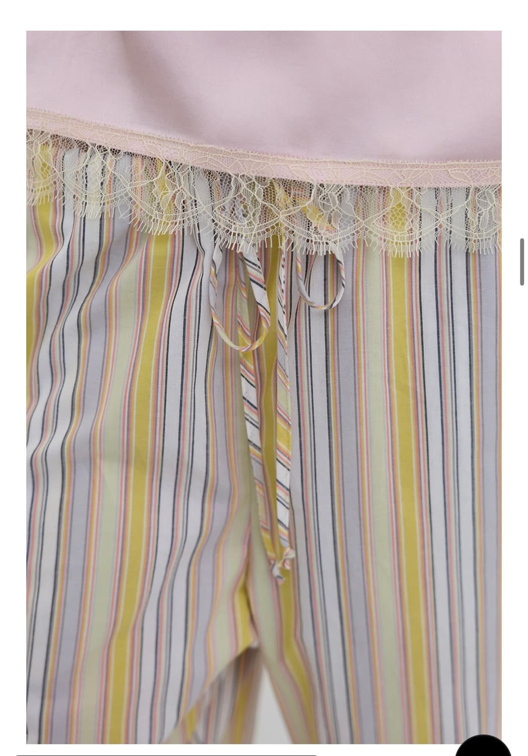 오버듀플레어 STRIPE WIDE PANTS_YELLOW 상품이미지3
