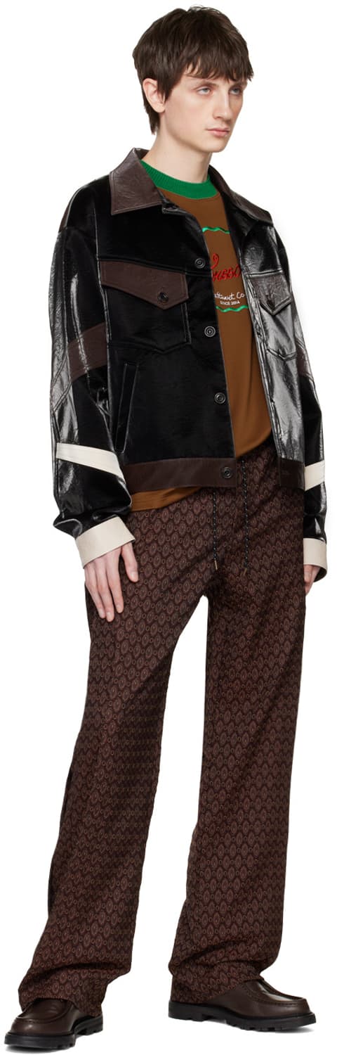 XL) 앤더슨벨 폭스 레더 트러커 자켓 상품이미지4