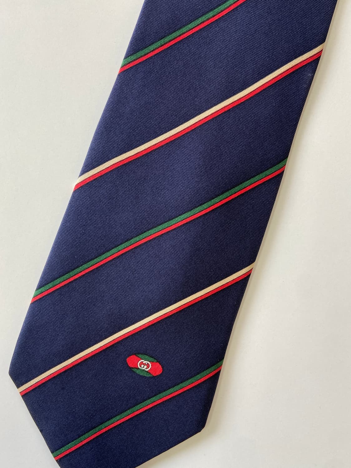 구찌(GUCCI) 심플로고 명품 정품 넥타이 8.2cm 상품이미지8