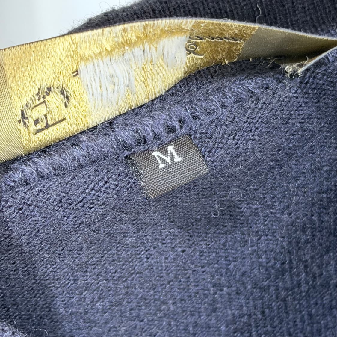 (A+/M) / 로로피아나 실크 캐시미어 네이비 후드집업 팬츠 셋업 상품이미지3