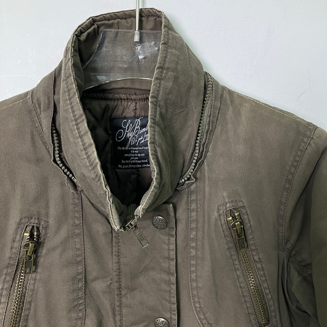 JPN VTG 빈티지 밀리터리 봄버 자켓 M 상품이미지4