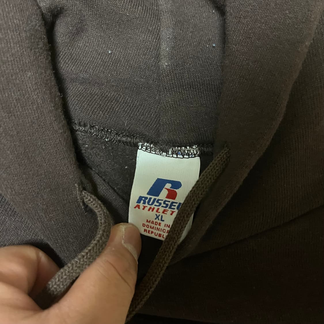 [XL] 00s 빈티지 러셀 후드 브라운 상품이미지2