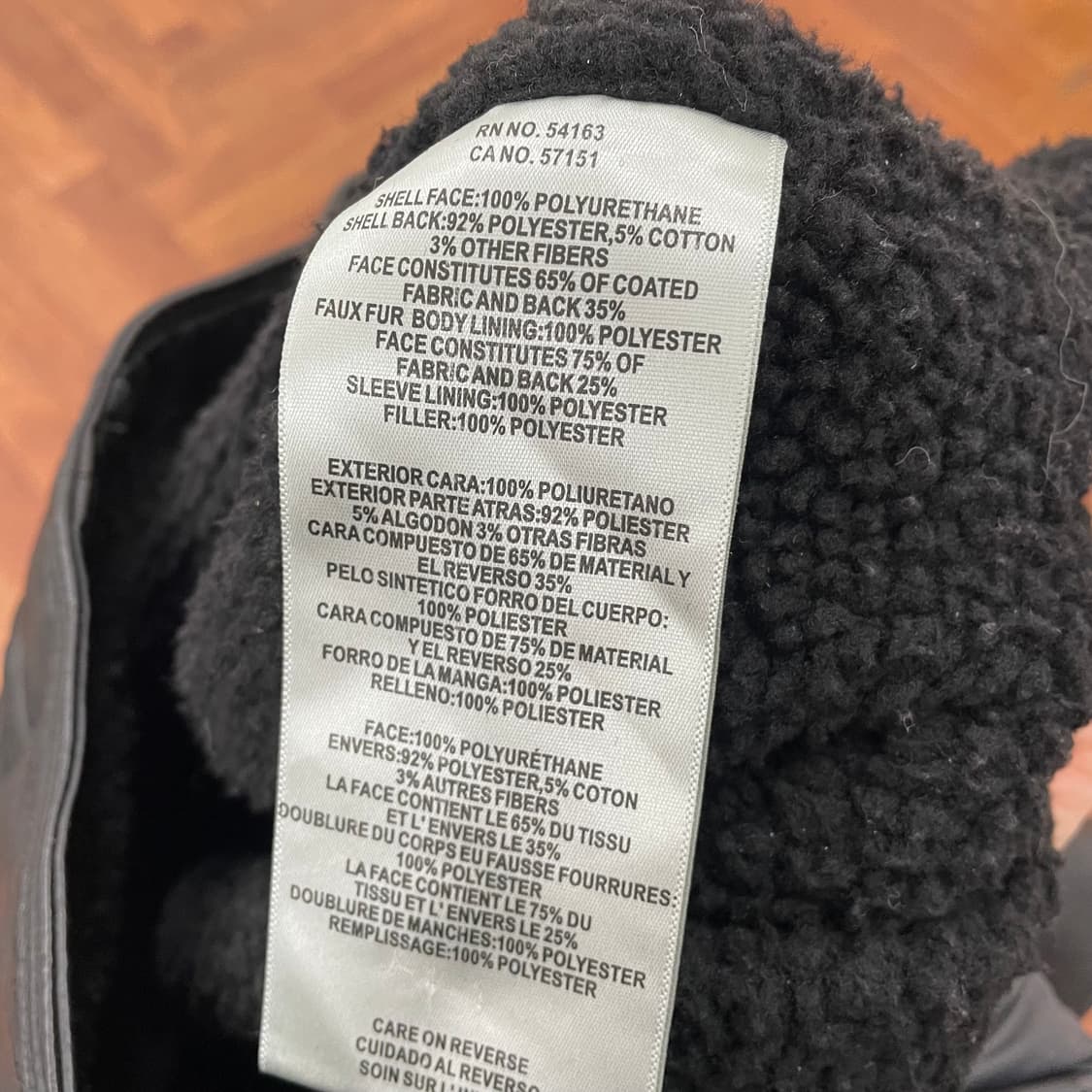 리바이스 비건레더 쉐르파 자켓  상품이미지4