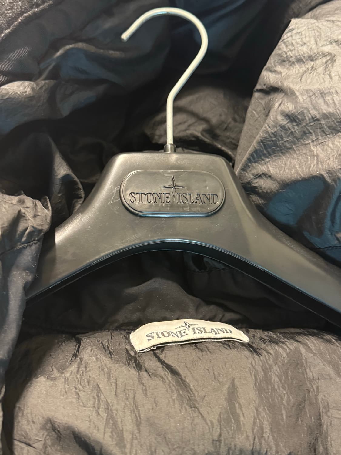 스톤아일랜드 크링클렙스 블랙 롱파카 size M 상품이미지9