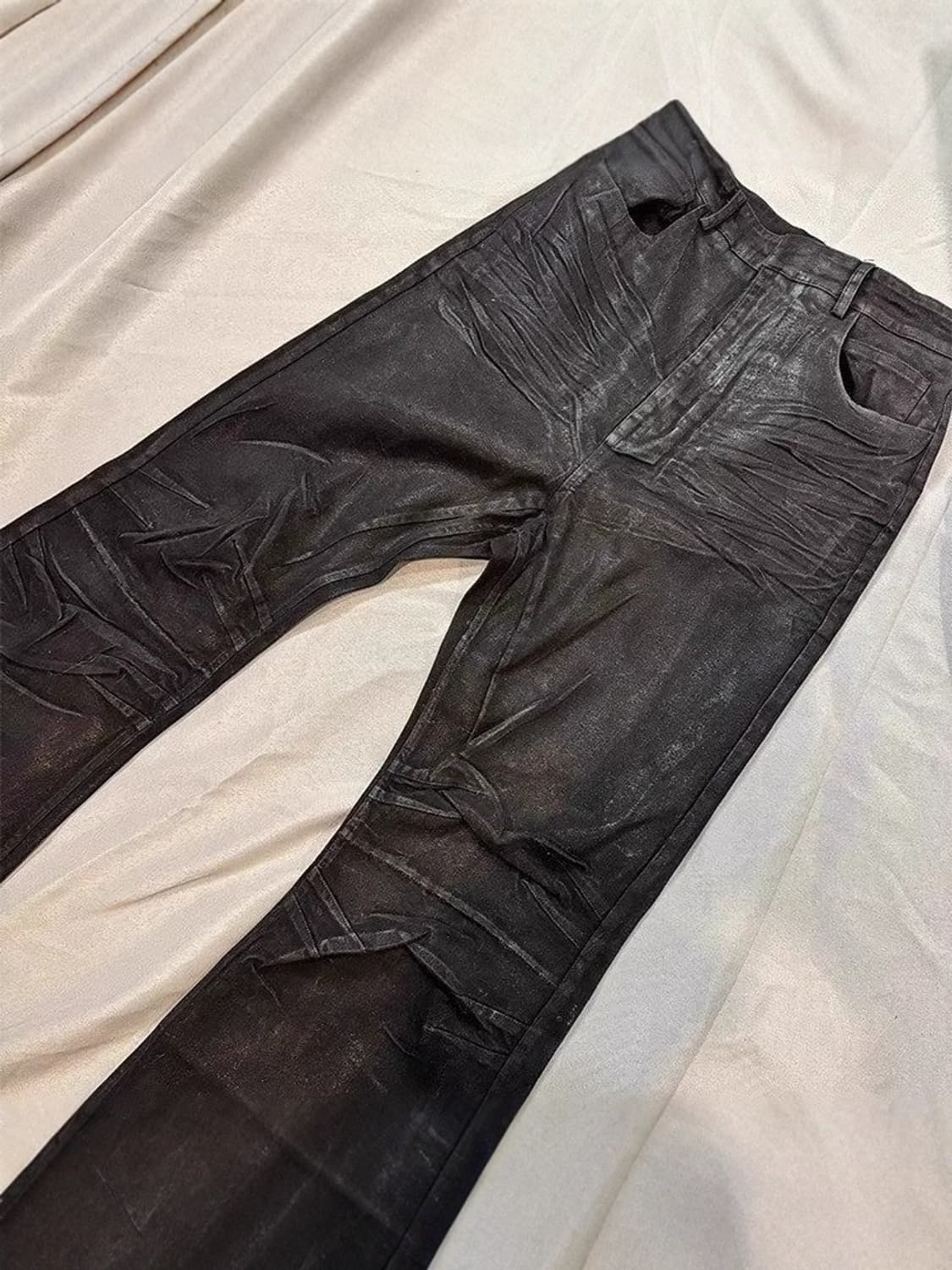 릭오웬스 스타일 레트로 플레어진 상품이미지10