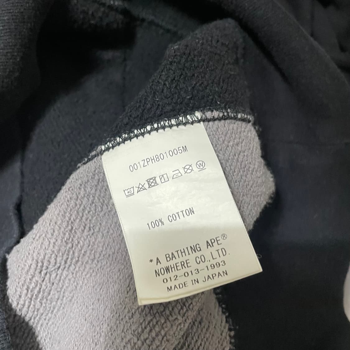 XL)베이프 멀티컬러 패치워크 샤크 후드집업 상품이미지6