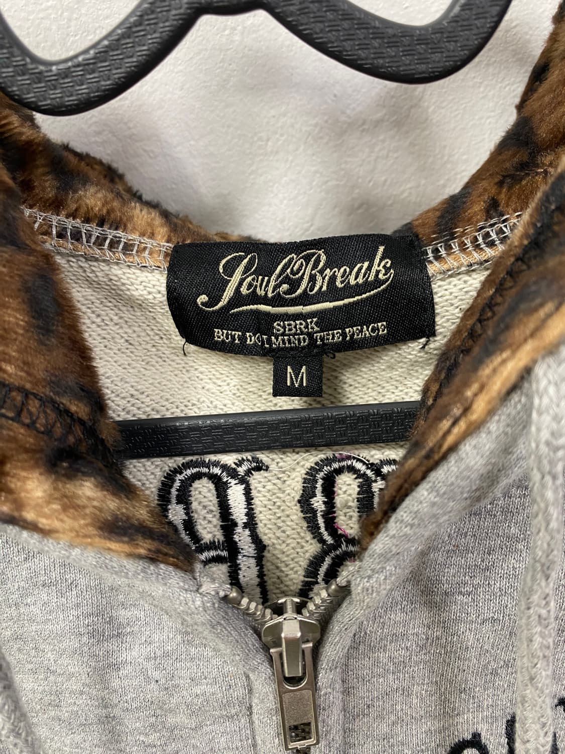 [SOUL BREAK] 레오파드 스컬 포커 후드집업 상품이미지9