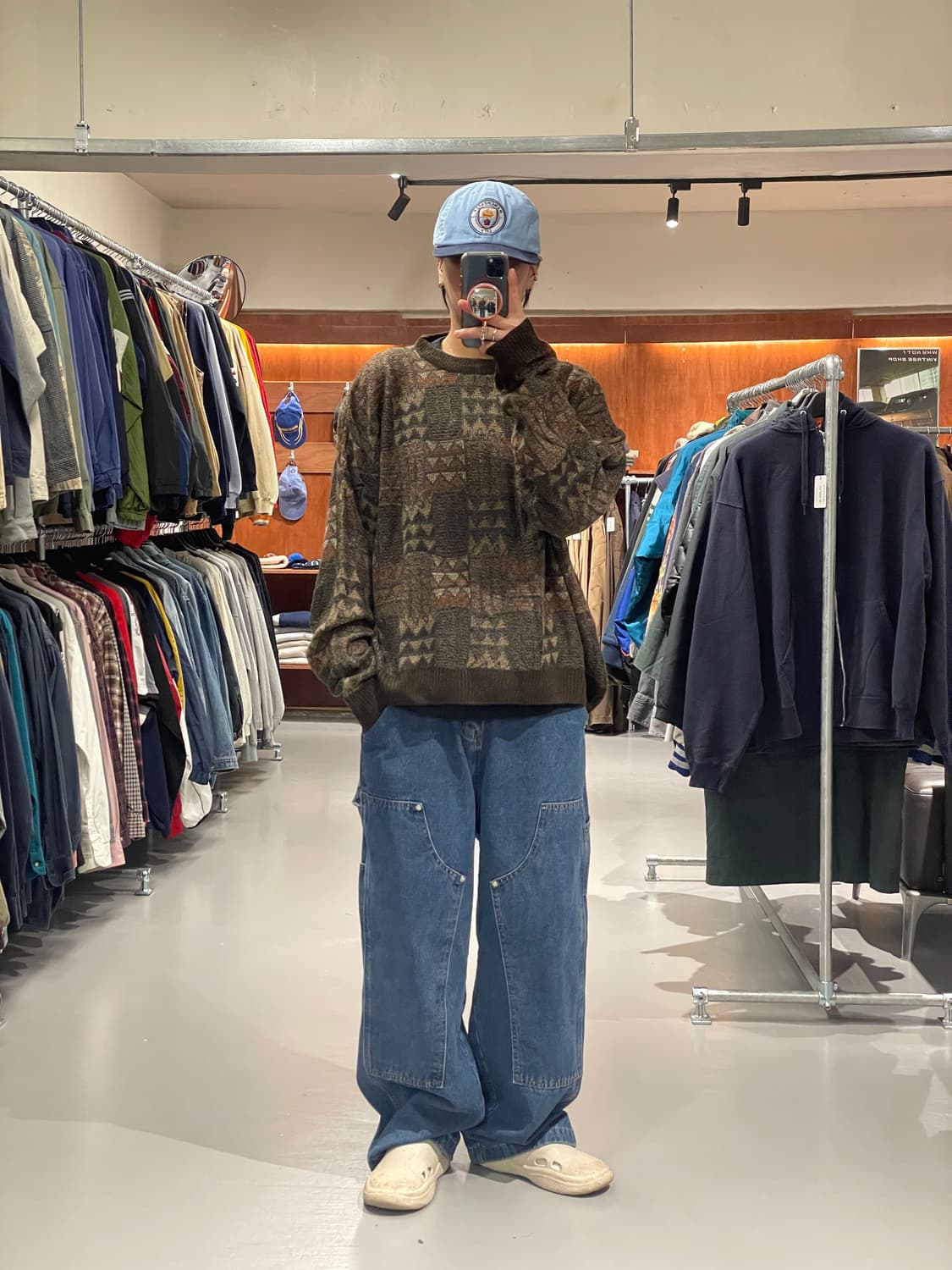 빈티지 패턴 니트   상품이미지4