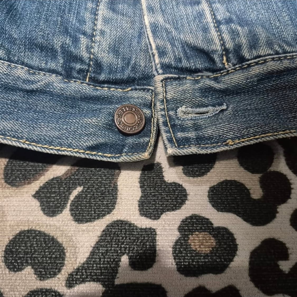 90's 리바이스 재팬 71550-04 데님 셰르파 라인드 트러커 자켓 상품이미지2