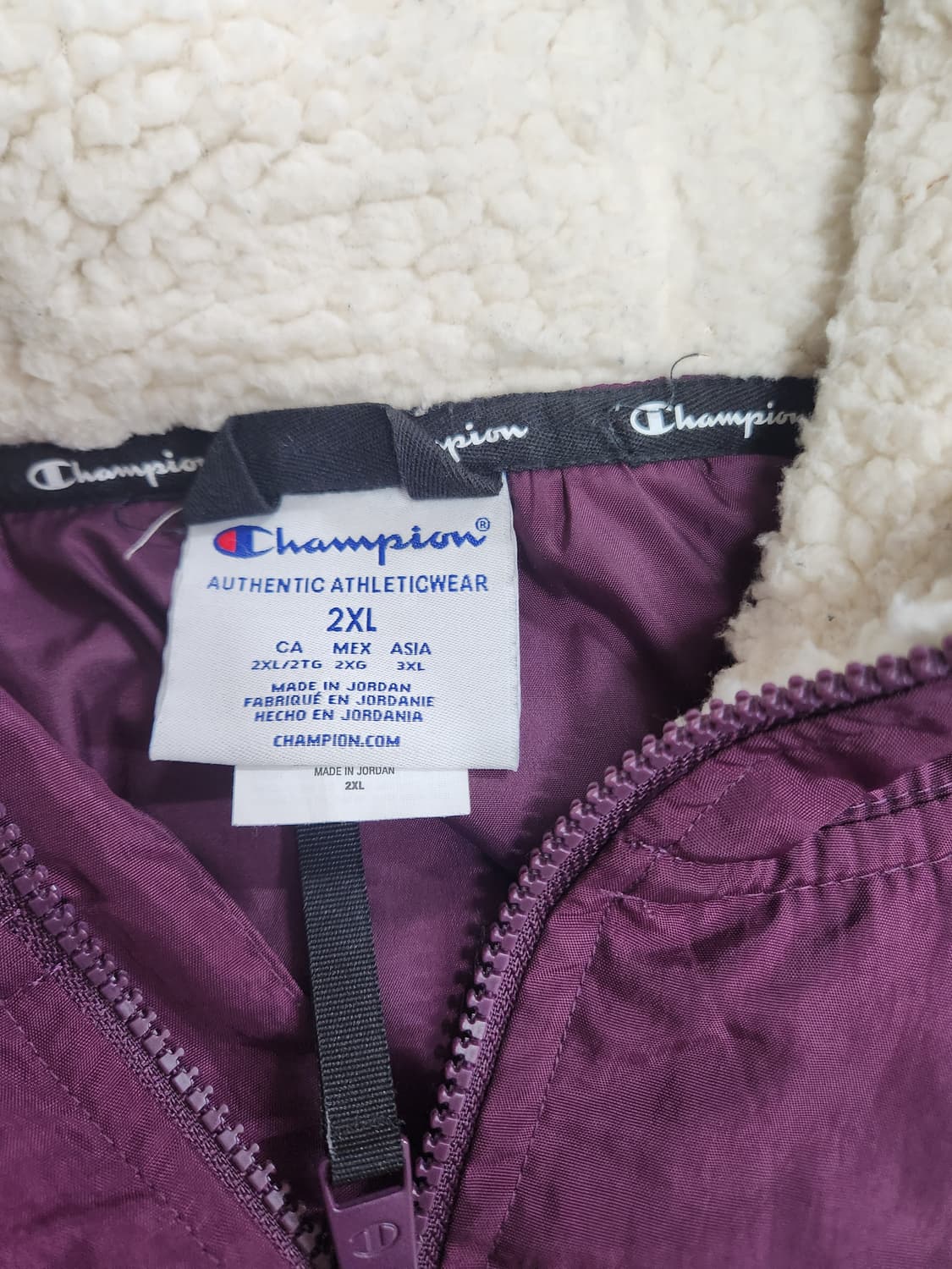 챔피온 웜업 후리스 아노락 후드 상품이미지3