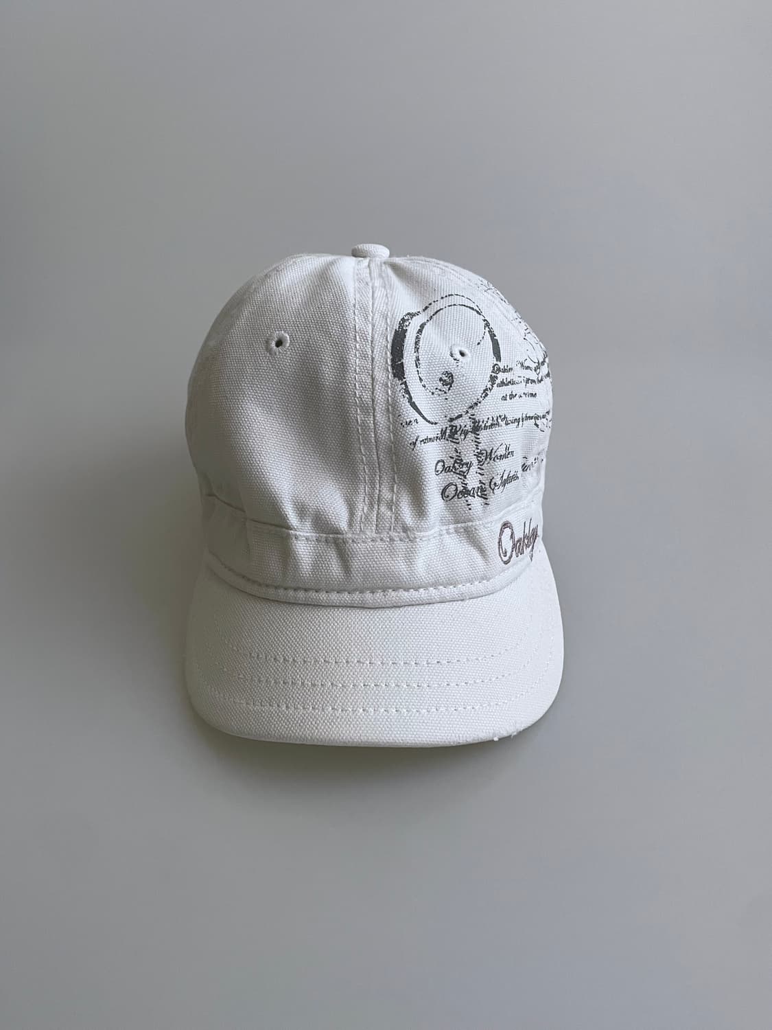 Oakley 화이트 캡 모자 상품이미지3