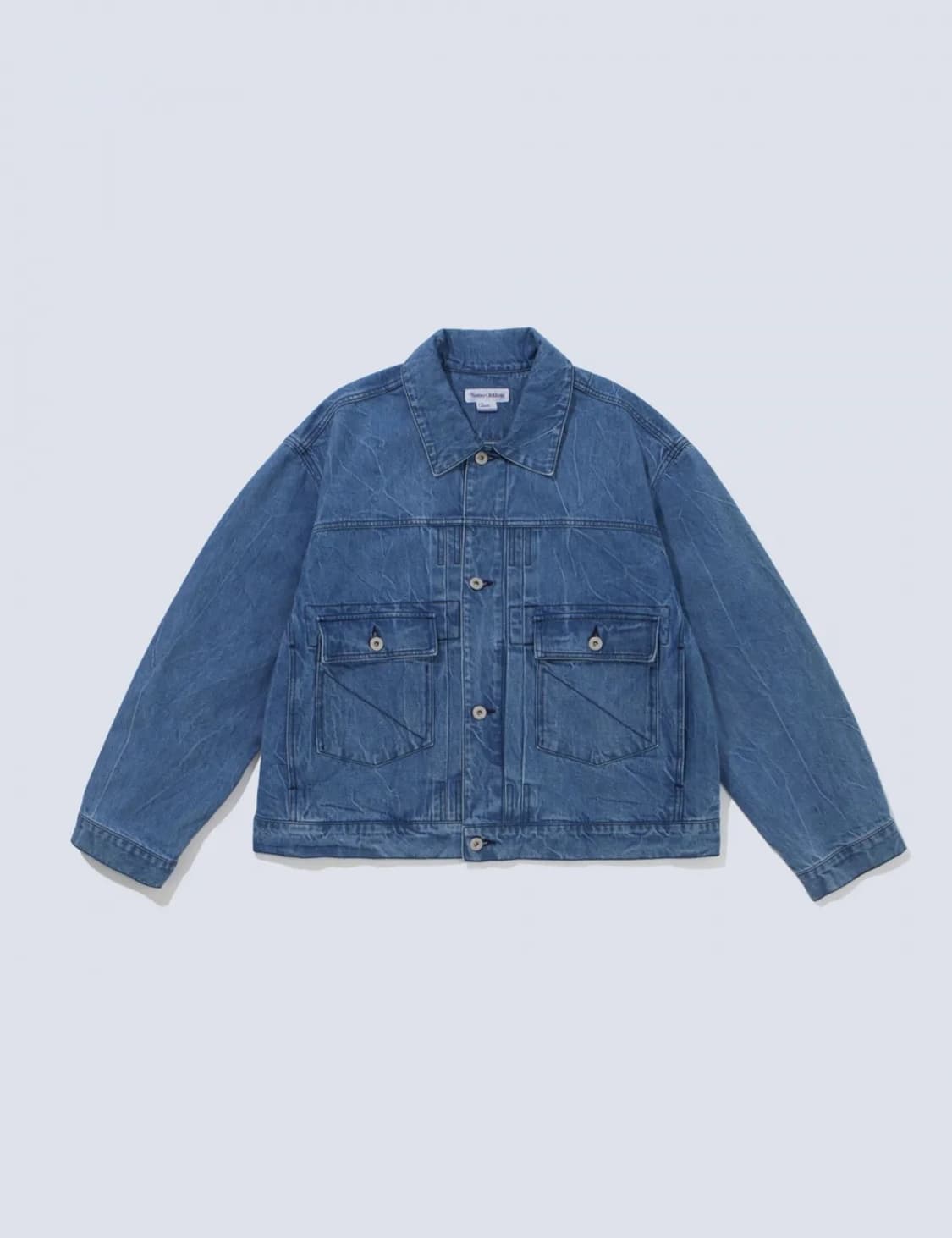 네이머클로딩 DENIM JACKET LIGHT BLUE (XL) 상품이미지1