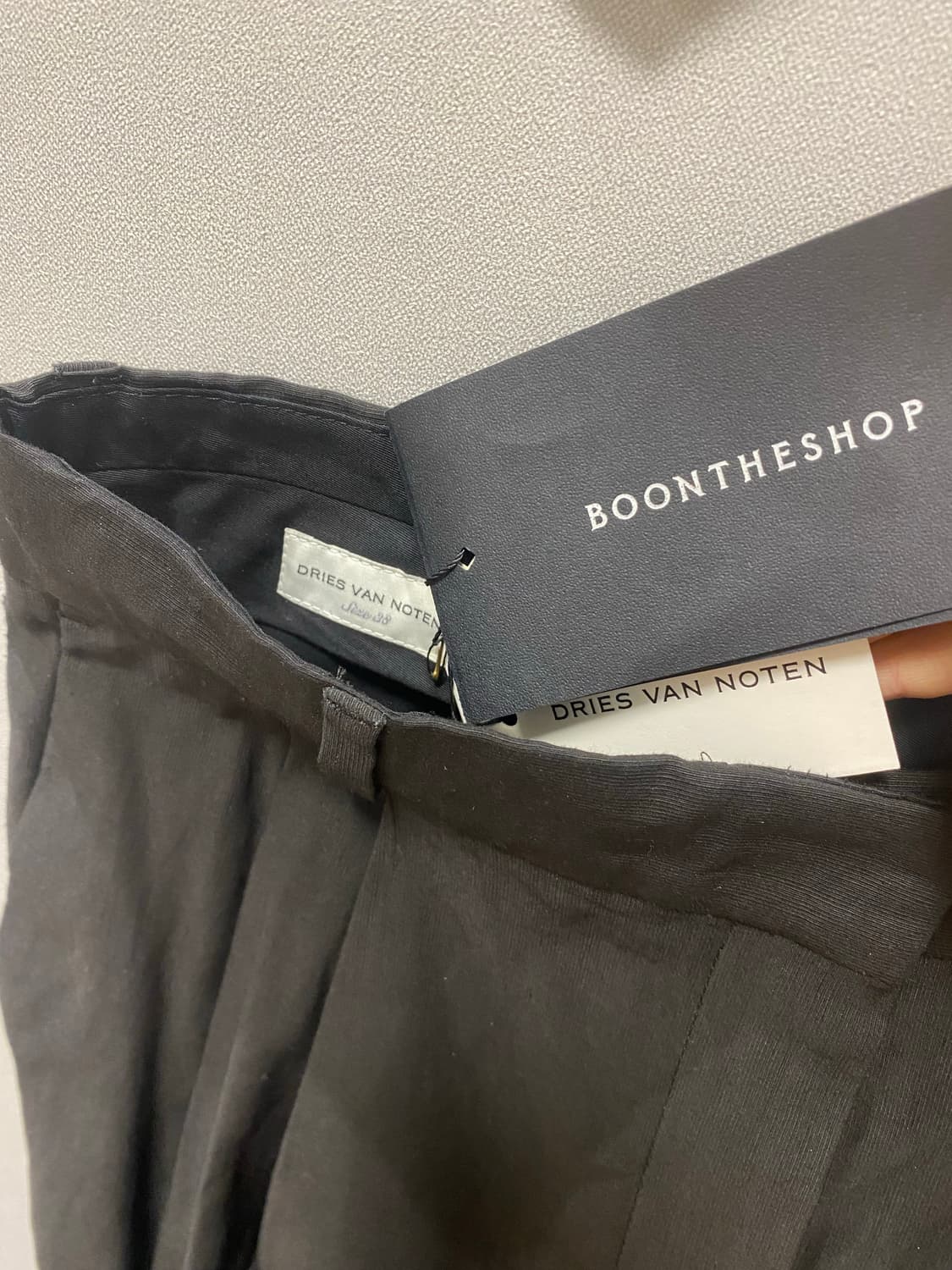드리스반노튼 코튼린넨 투턱팬츠 38size 새상품 상품이미지4