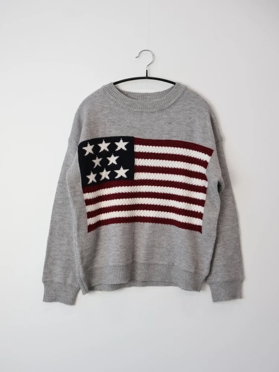 SHEIN American Flag Knit Sweater 상품이미지3