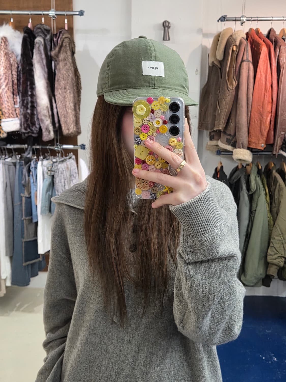 Wtaps 더블탭스 카키 캡 상품이미지2