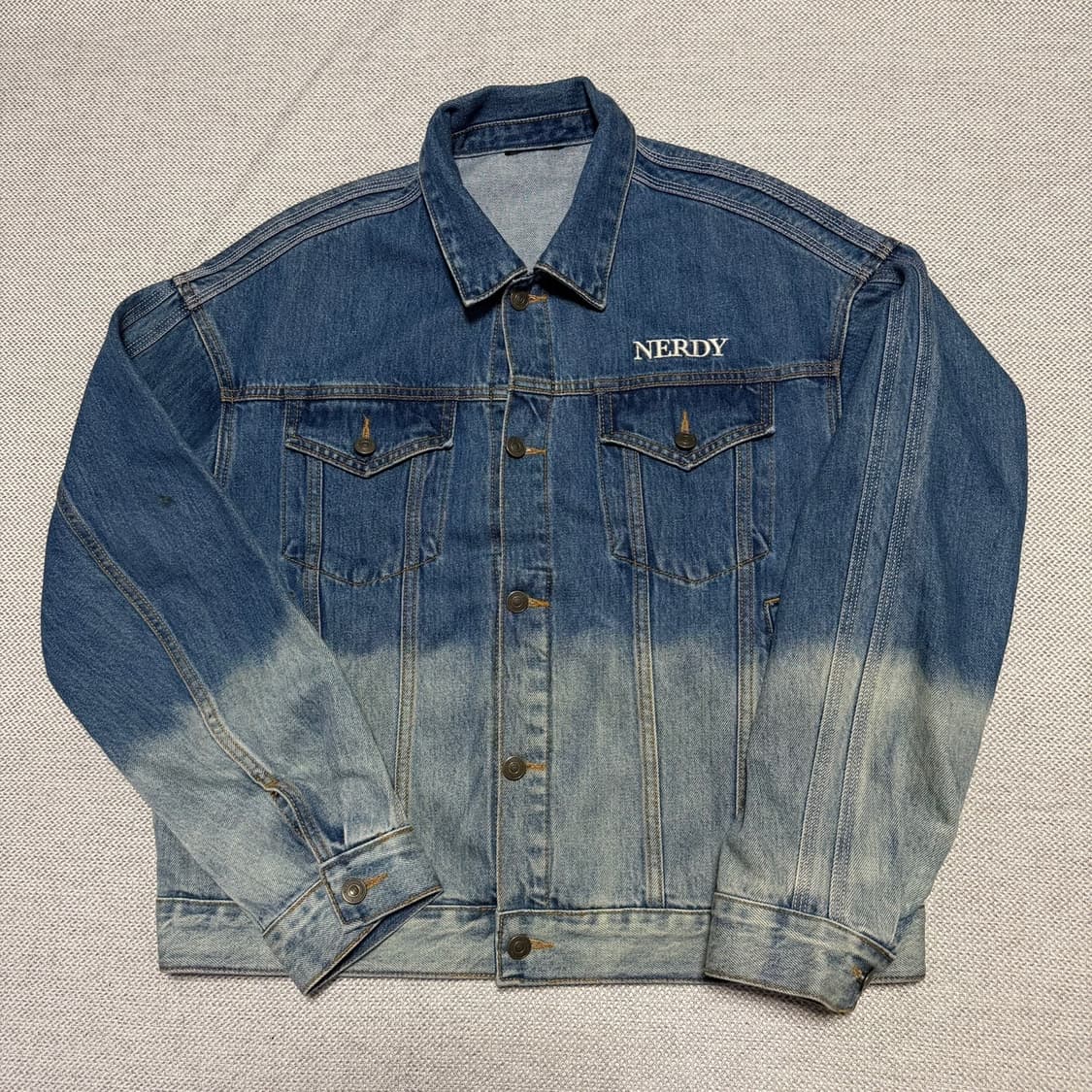 널디 NERDY 워싱 데님 트러커 자켓 상품이미지1