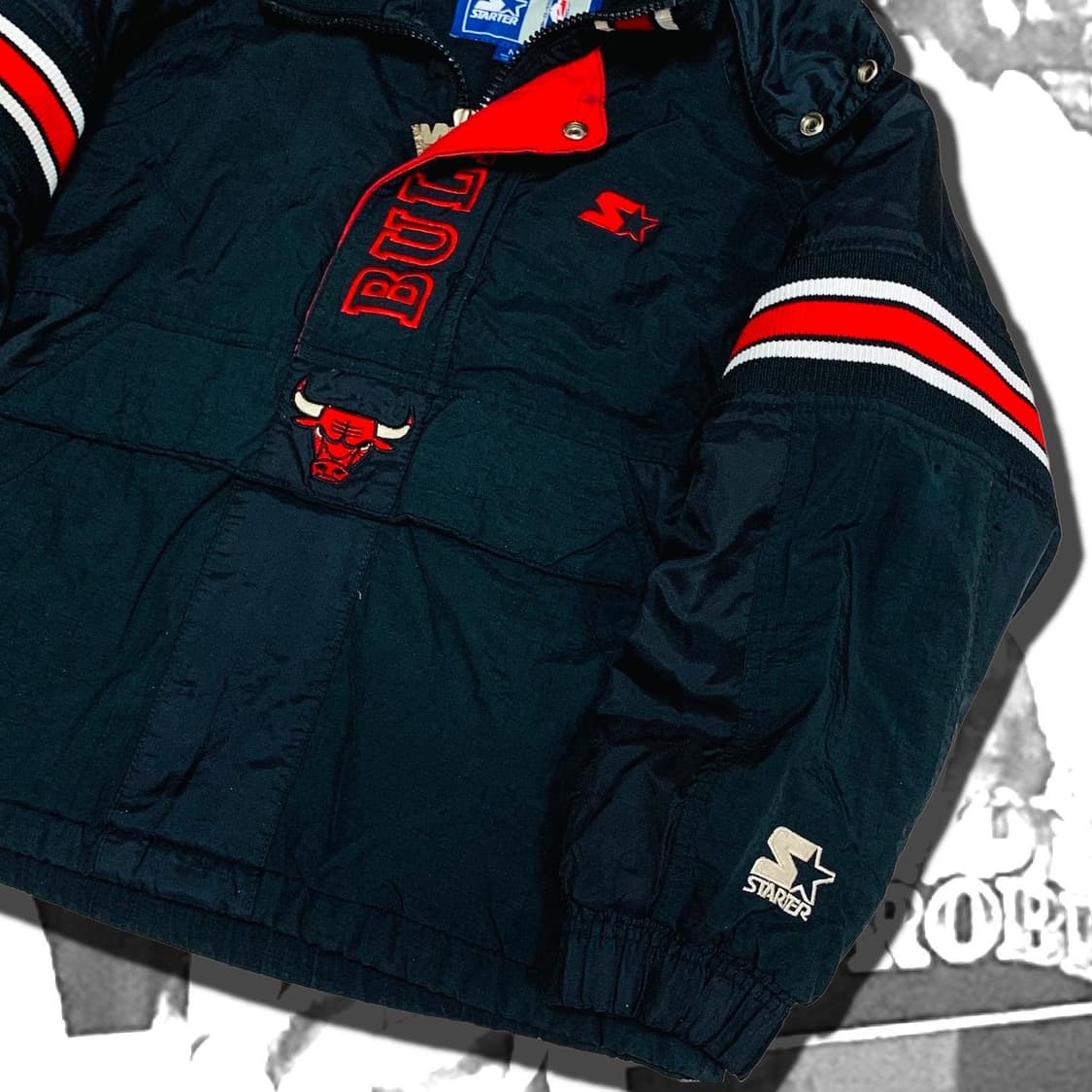 Starter 스타터 시카고 불스 후드 아노락 상품이미지4
