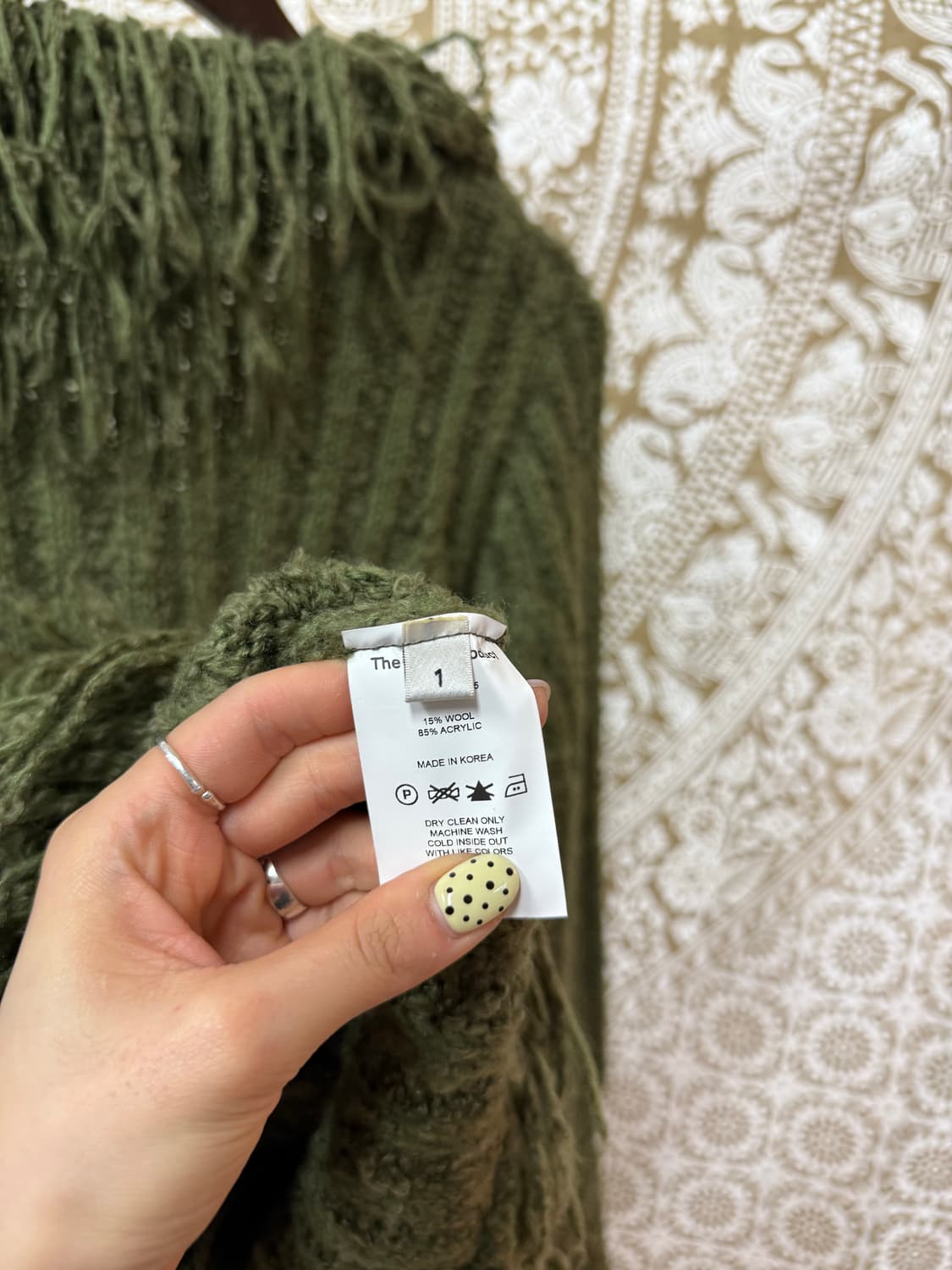 더오픈프로덕트 여성 프린지 디테일 가디건  상품이미지5