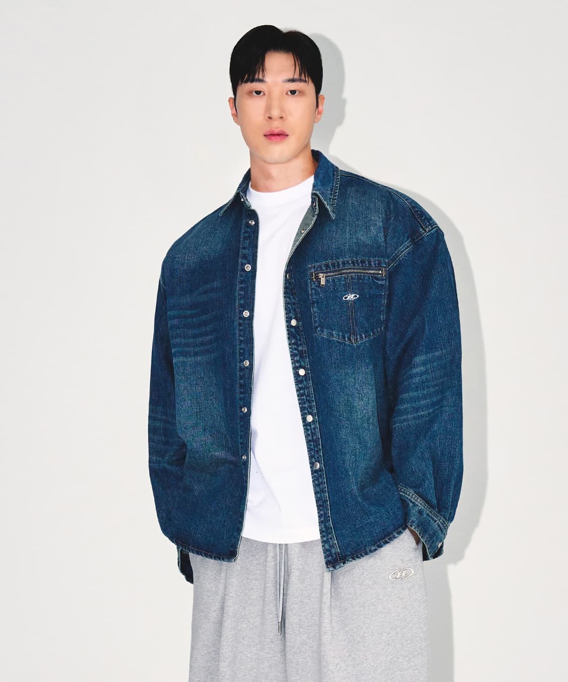 본투윈 데님셔츠 상품이미지2