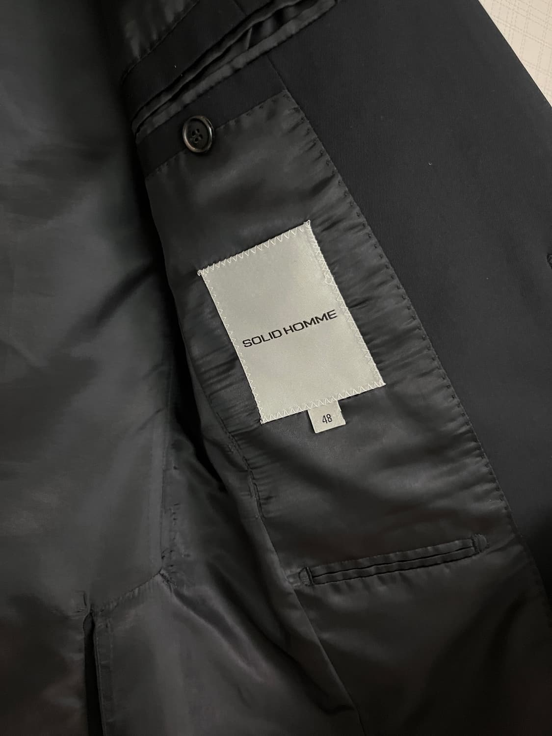 솔리드옴므 블랙 블레이저 상품이미지3