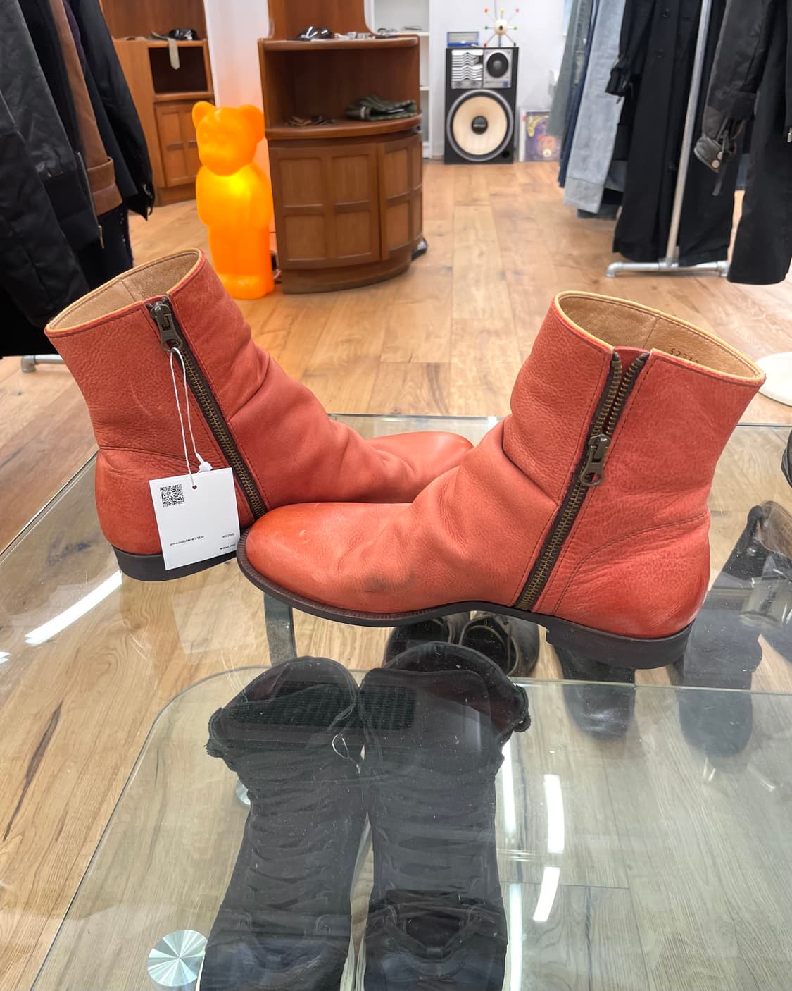 [250] 알프레도바니스타 링클 레더 부츠 상품이미지4