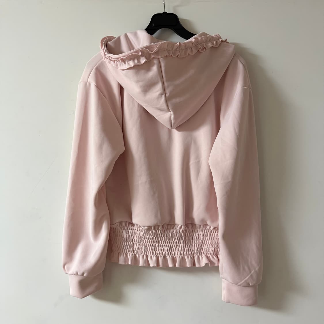 새상품 여자 프릴 후드집업 상품이미지1