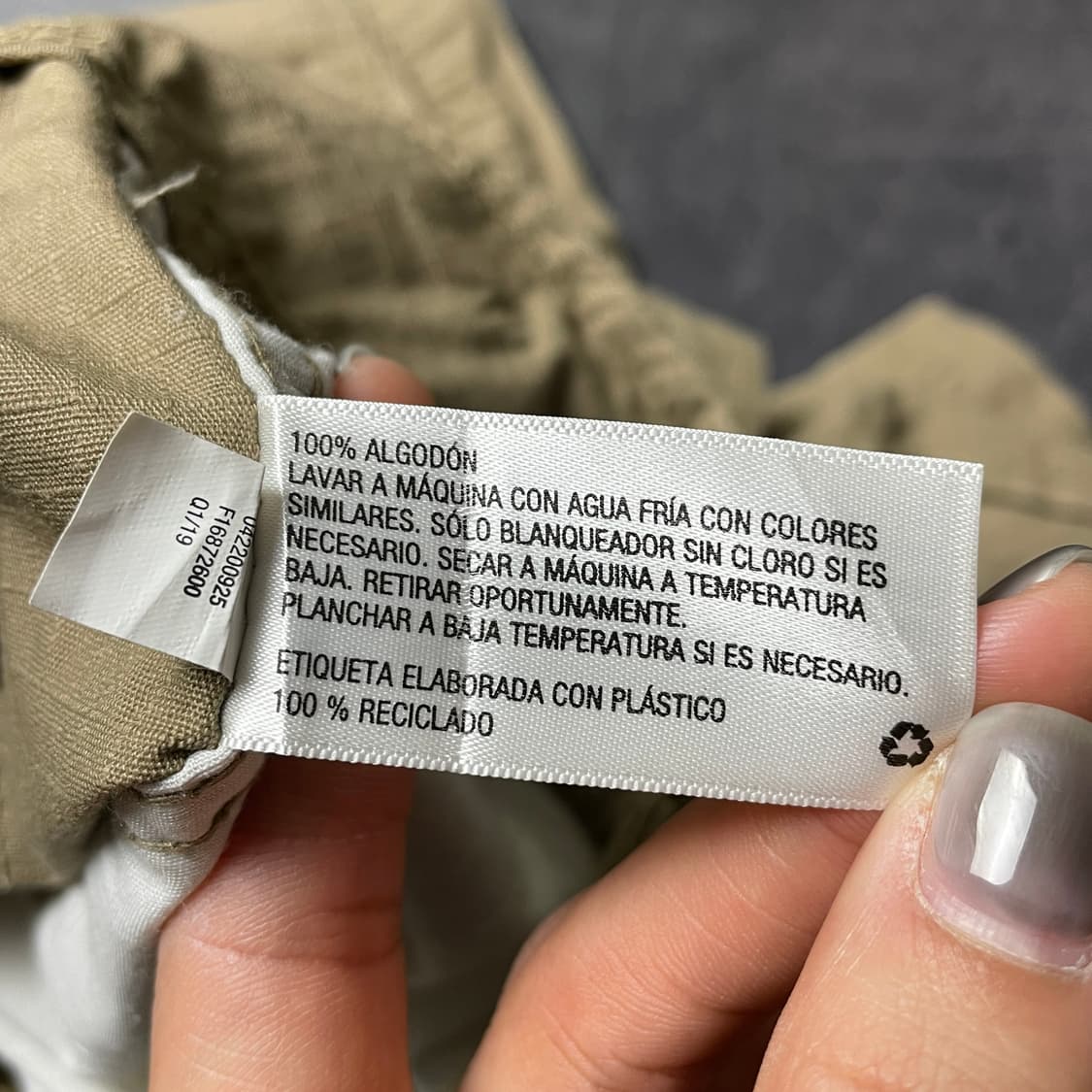 GOODFELLOW & CO. 베이지 카고 하프 팬츠 A00786 상품이미지9