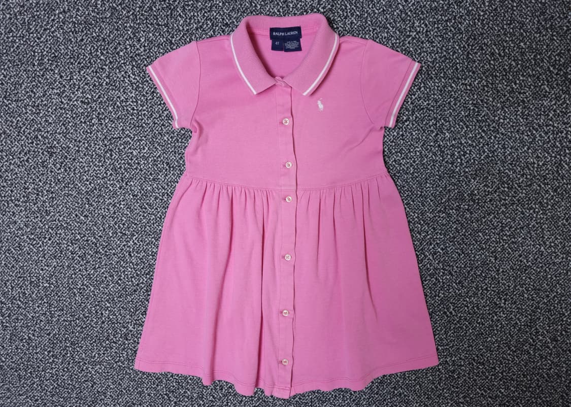 [무료배송][110]폴로 키즈 코튼 카라 원피스 상품이미지1