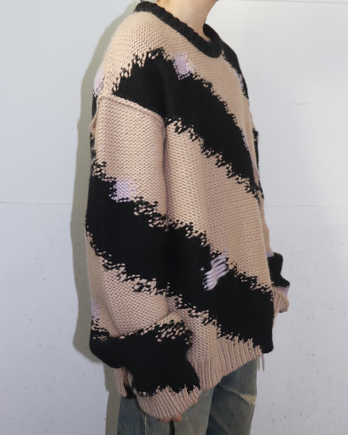 캘빈클레인 205W39NYC by 라프 시몬스 18AW 스트라이프 스웨터 상품이미지2